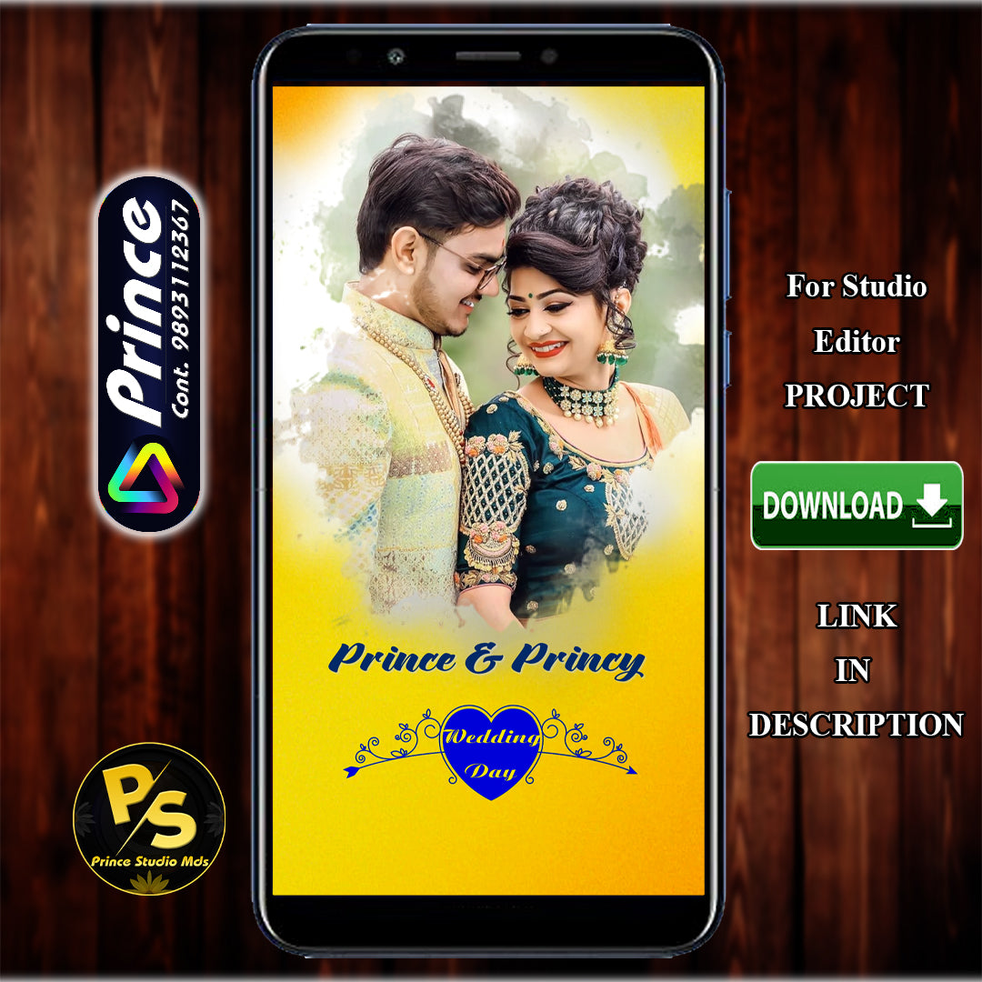 PS138 Yellow Invitation Edius Project