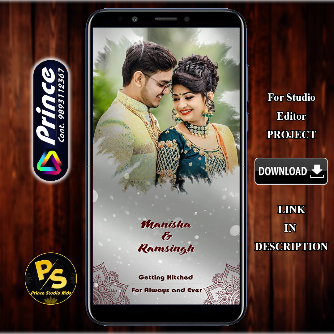 PS125 Silver Invitation Edius Project