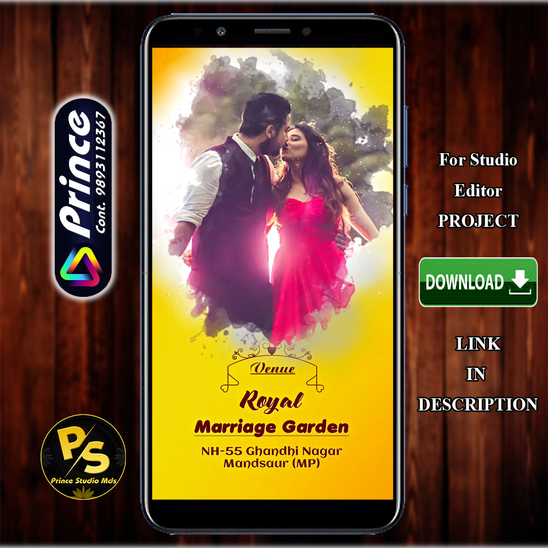 PS135 Yellow Invitation Edius Project